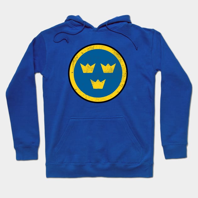 Swedish Air Force (distressed) Hoodie by TCP